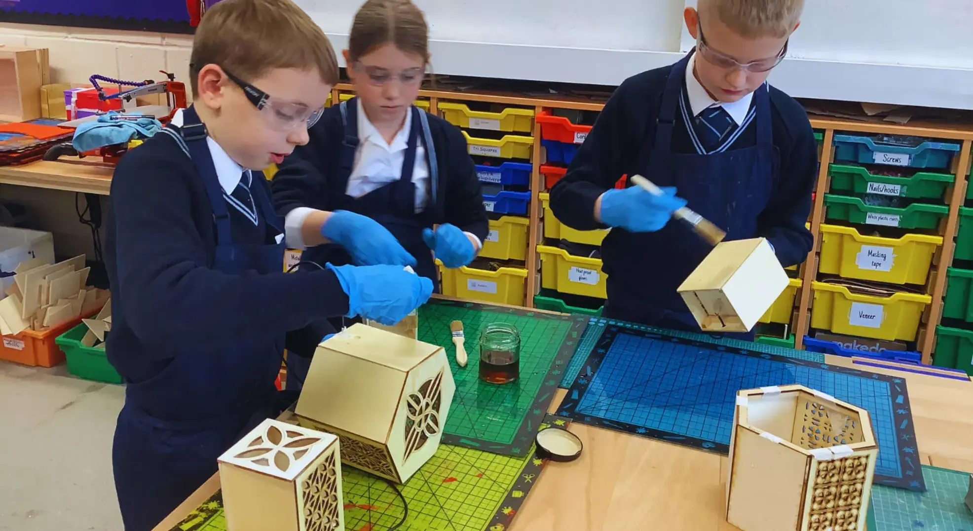 DT inspired by Islamic geometric patterns EDI Feltonfleet Private School Surrey